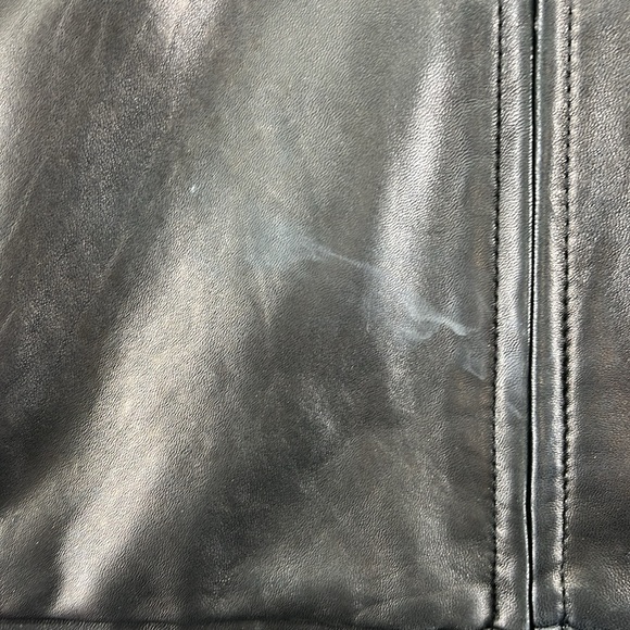 J Park Collection Long Sleeve Full Zip Up Lamb Leather Jacket Black Mens XXL - Picture 6 of 15